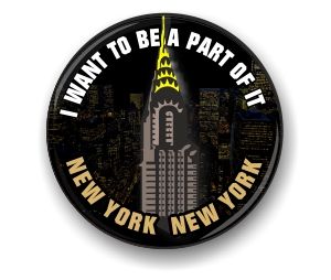New York New York large badge